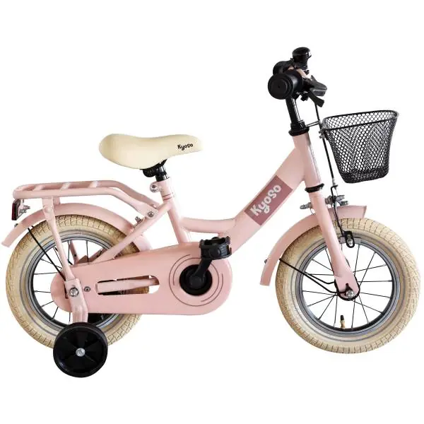 Uutuus Kyoso Sparkle Tyttöjen Polkupyörä 12" Jarrunapa - Vaaleanpunainen