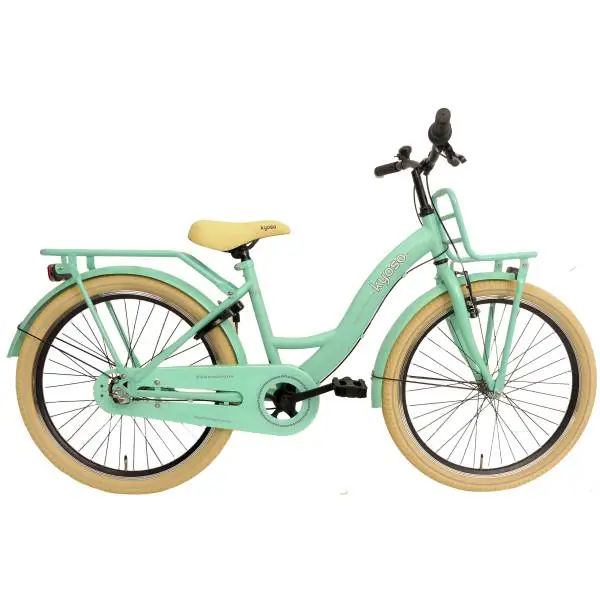 Viimeinen Mahdollisuus Kyoso Blossom Breeze Tyttöjen Polkupyörä 24" 3S Jarrunapa - Sininen