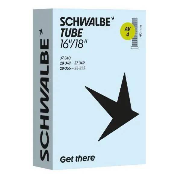 Edullinen Hinta Schwalbe Sisäkumi 16" 28/37mm 340/355 Sv 40mm
