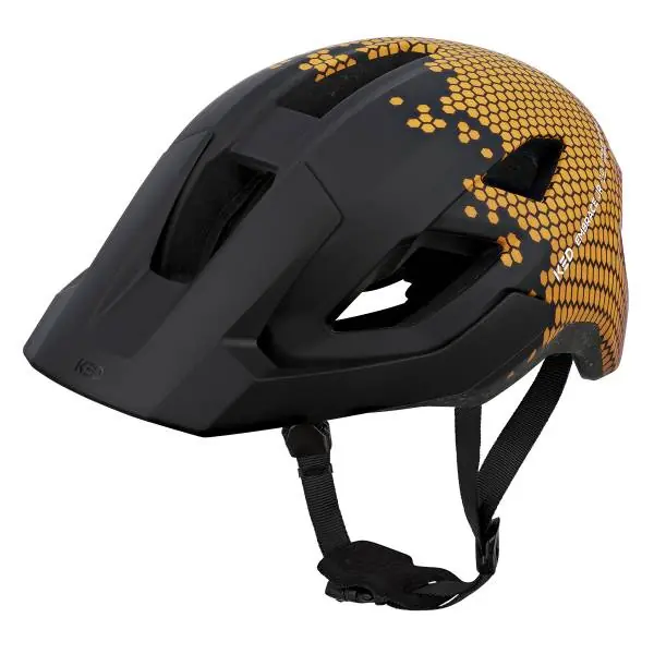 Flash-Tarjous KED Embrace Jr MTB Lasten Kypärä Matta Musta/Punaruskea- S/M 52-56 cm