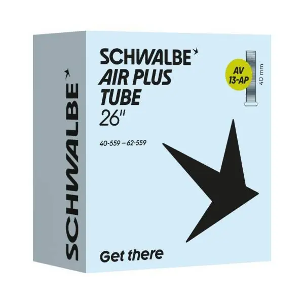 Ajankohtainen Schwalbe Sisäkumi 26" 40/62-559 AV13 Sovellus 40mm