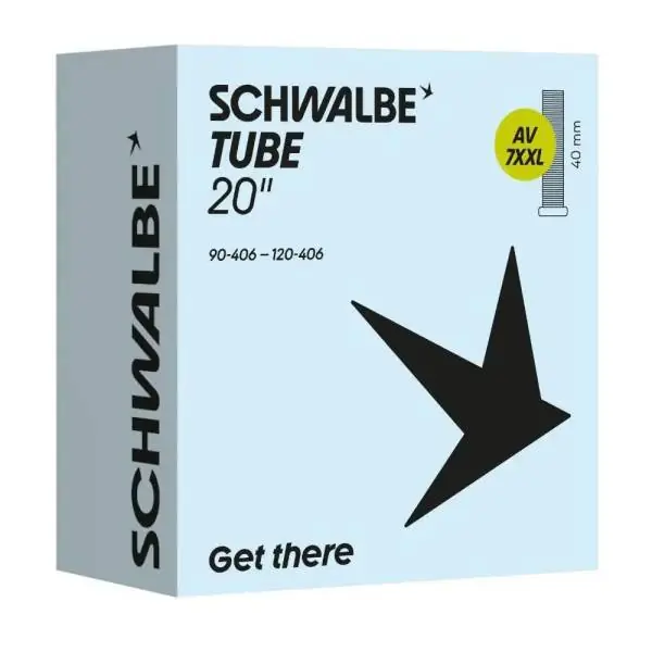 Schwalbe Sisäkumi 20" 90/120-406 AV7 XXL 40mm Alennus