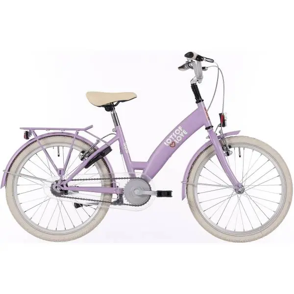 Viikonlopputarjous BikeFun Lots Tai Love Tyttöjen Polkupyörä 20" Jarrunapa - Violetti