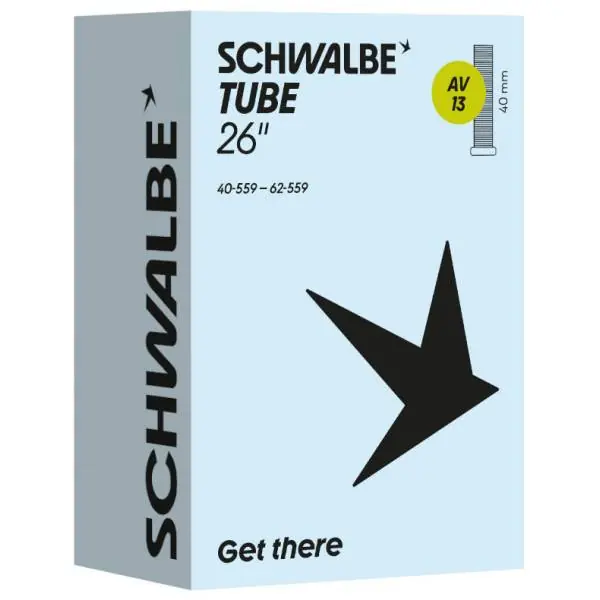 Schwalbe Sisäkumi 26" 40/62-559 AV13 40mm Halpa