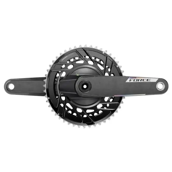 Sram Force AXS Powermeter Kampisarja 2V 37/50T 165mm - Musta Viimeinen Mahdollisuus