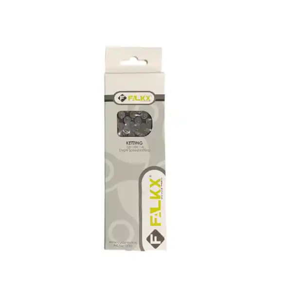 Falkx Polkupyörän Ketju 1V 1/2x1/8" 112L - Hopea Pakollinen (Must-Have)