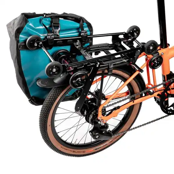 Halpa Fahrer Topcarrier Jatke Tavarateline -. Brompton - Musta