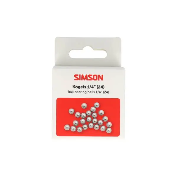 Aito Simson Kuulat 1/4" - Hopea (24)