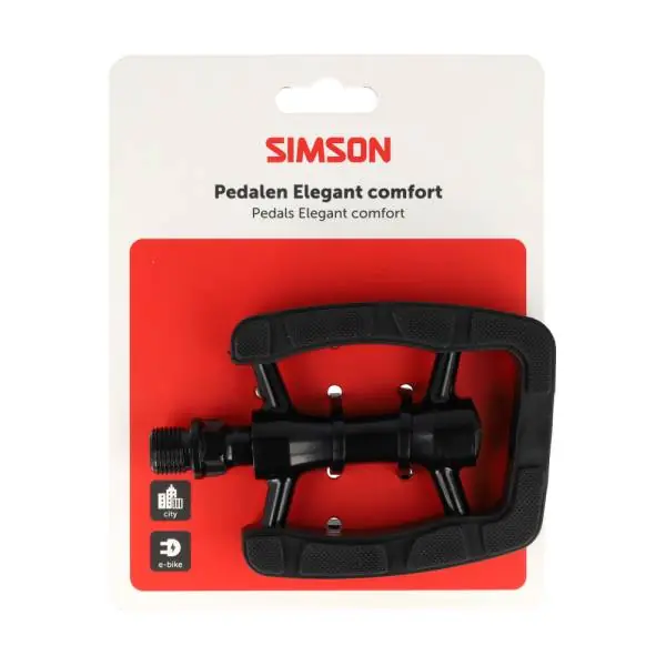 Halpa Simson Elegant Comfort Polkimet - Musta