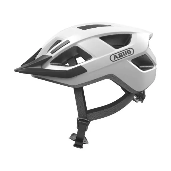 Abus Aduro 3.0 Led Pyöräilykypärä Polar Valkoinen Polar White Flash-Tarjous