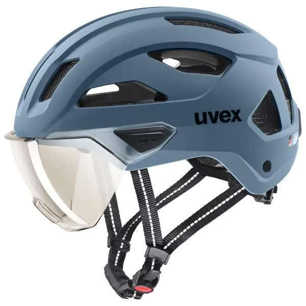 Päivän Tarjous Uvex Stride Visor Pyöräilykypärä Matta Stone Sininen - 59-61 cm