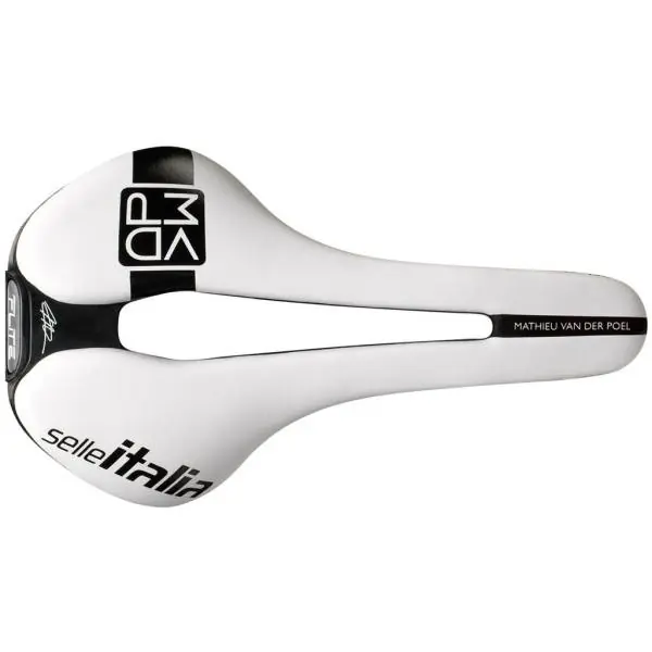 Uusi Malli Selle Italia F Lite Boost Superflow Sarja MVDP Polkupyörän Satula Valkoinen