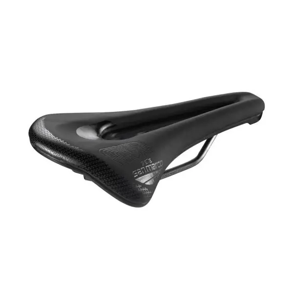 Halpa Selle San Marco Shortfit 2.0 Shield Polkupyörän Satula Leveä - Musta