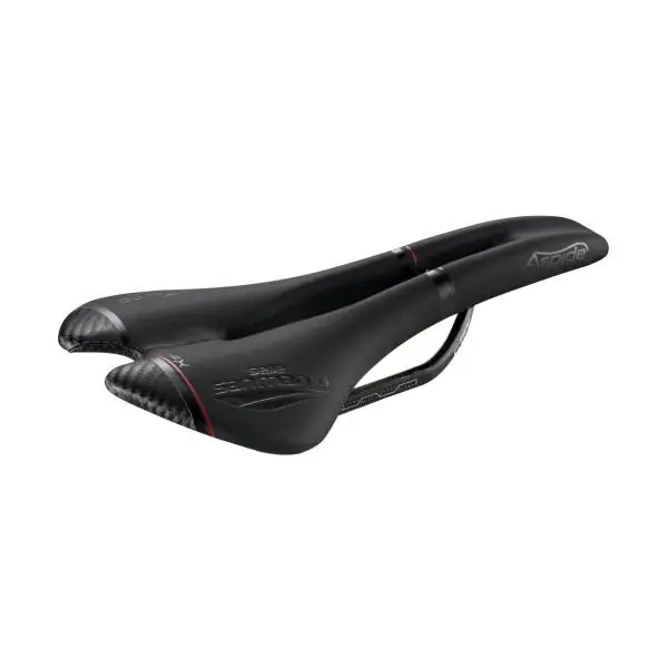 Selle San Marco Aspide FX Polkupyörän Satula Leveä L2 Hiili - Musta Erikoistarjous