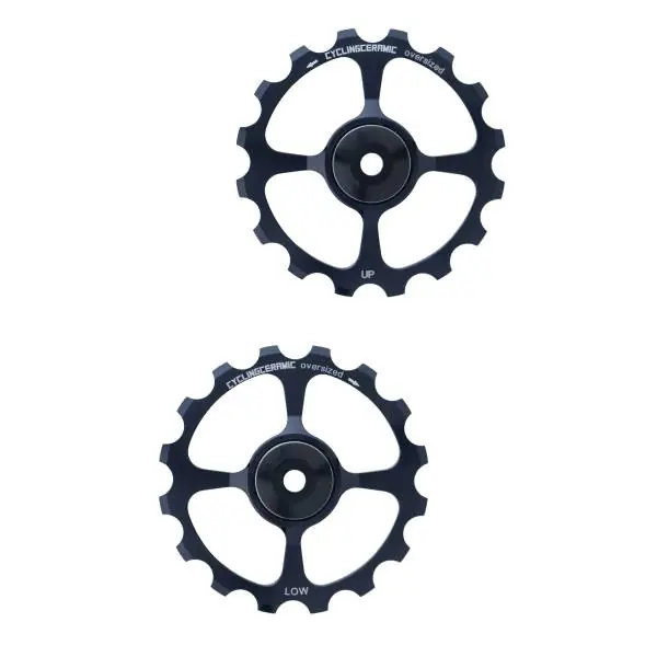 Shimano Cycling Ceramic Hihnapyörät 2x16T - Musta Kausialennus
