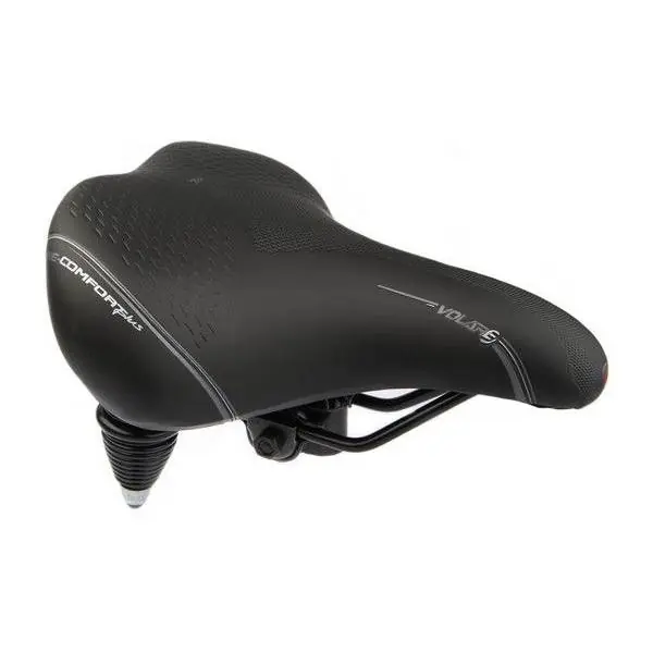 Selle Bassano Volare XXL Cruiser Polkupyörän Satula - Musta Viimeinen Mahdollisuus