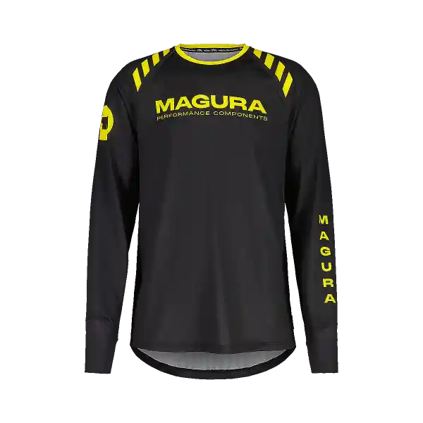 Magura Freeride Pyöräilypaita Ls Miehet Musta Black Uutuus