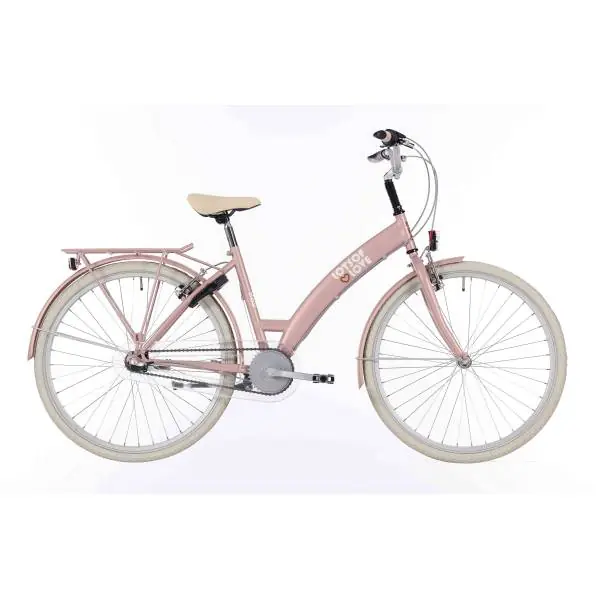 Bikefun Lots Tai Love Tyttöjen Polkupyörä 26" 3S Jarrunapa - Vaaleanpunainen Osta Nyt