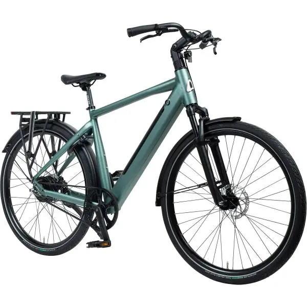 Viikonlopputarjous Bikkel Centro Premium E-Bike Miehet 53cm Belt Levy 504Wh
