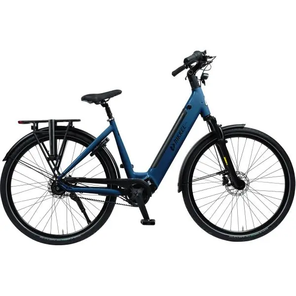 Flash-Tarjous Bikkel Tuba S E-Bike Naiset 49cm 7S Belt Levy 630Wh - Sininen