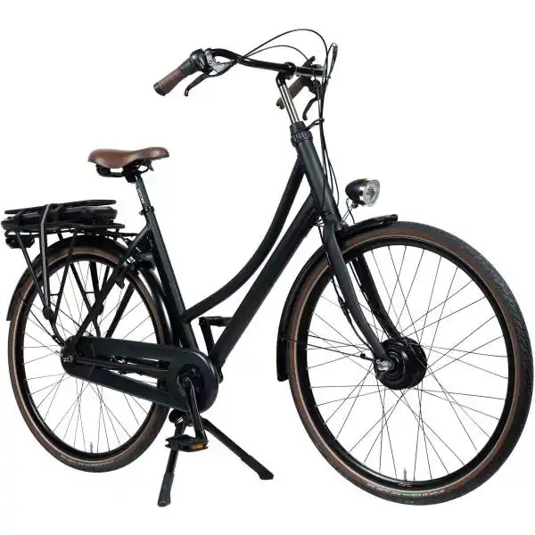 Asiakkaiden Suosikki Bikkel Luz E-Bike Naiset 49cm 7S 468Wh - Musta