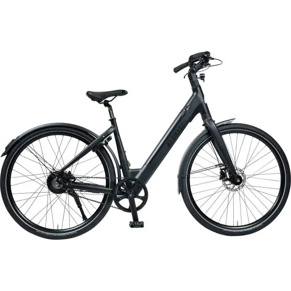 Bikkel Centro E-Bike Naiset 49cm Belt Levy 504Wh - Musta Edullinen Hinta