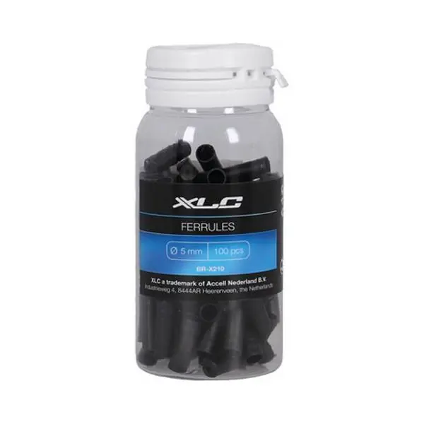 XLC Kaapeliholkki 5mm PVC - Musta (100) Halpa