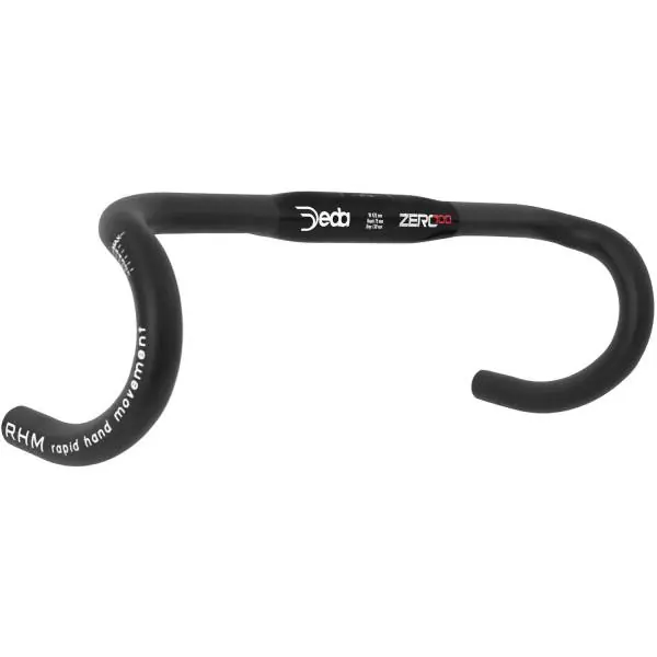 Uutuus Deda Zero100 RHM Ohjaustanko Ø31.7mm 38cm Alumiini - Musta
