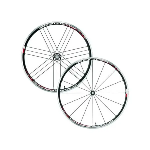 Vain Tänään Campagnolo Zonda C17 Kiekkosarja 28" 10/11V Alu SH - Musta/Valkoinen