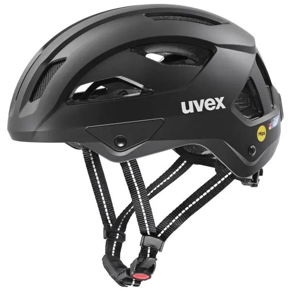 Viikonlopputarjous Uvex City Stride Mips Hiplok Pyöräilykypärä Matta Musta Matt Black