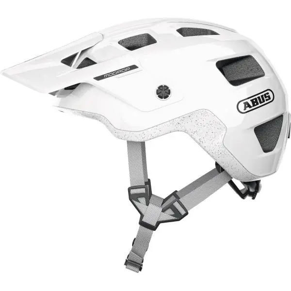 Abus MoDrop Pyöräilykypärä Alpine Valkoinen - M 54-58 cm Nopea Toimitus