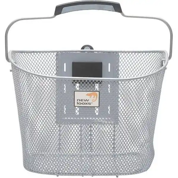 Alkuperäinen New Looxs Toscane Smartlock Polkupyörän Kori 19L - Hopea