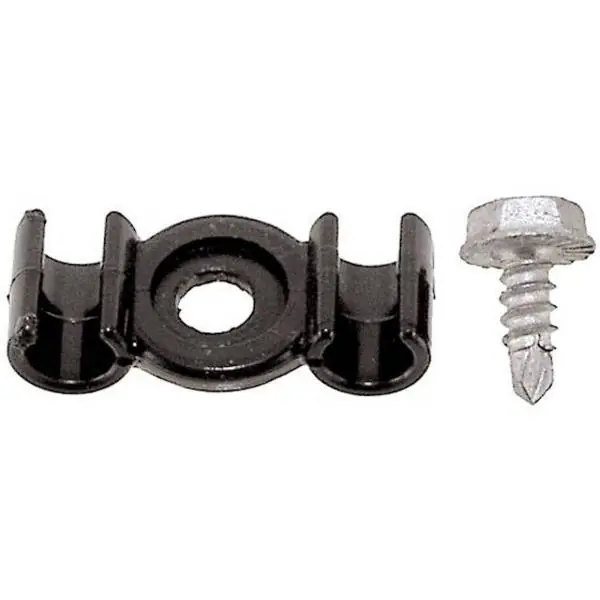 Ajankohtainen Bofix Kaapelikiinnike Kaksois+Kierreruuvi 4.5/5.5mm - Musta (1)