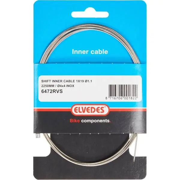 Ajankohtainen Elvedes Vaihdevaijeri-Sisäpuolella Shimano Inox 6472RVS
