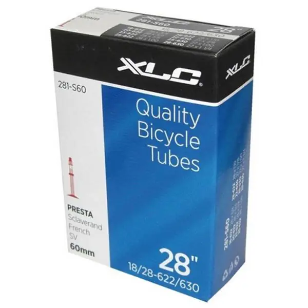 Ajankohtainen XLC Polkupyörä Sisäkumi 28 x 1 Presta Venttiili 60mm