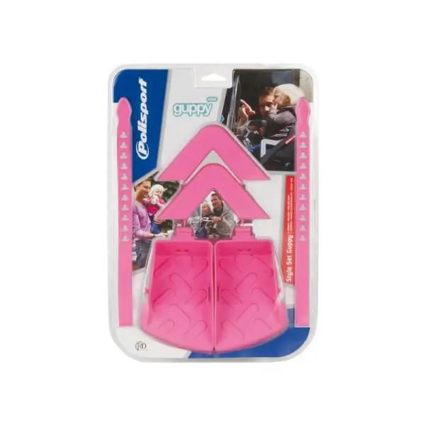 Flash-Tarjous Polisport Styling Sarja Etuistuin Guppy mini Vaaleanpunainen