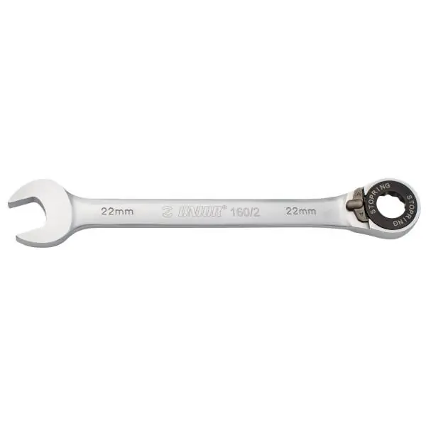 Edullinen Hinta Unior 160/2 Yhdistelmäavain/Holkkiavain 17mm - Harmaa