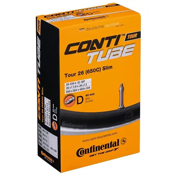 Tehdashinta Continental Sisäkumi 26x1 1/8 Dunlop Venttiili (40)