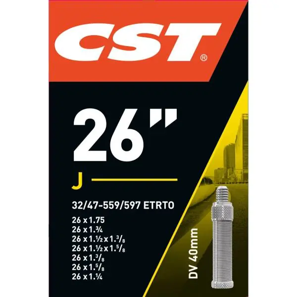 CST Sisäkumi 26X13/8 Dunlop Venttiili 40mm Pakollinen (Must-Have)