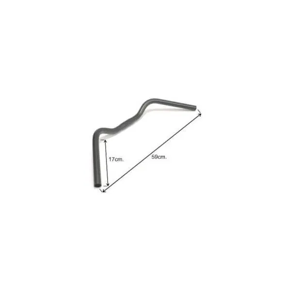 Alennettu Ergotec Ohjaustanko Exclusive Ø25.4mm 59cm 47° Teräs Musta