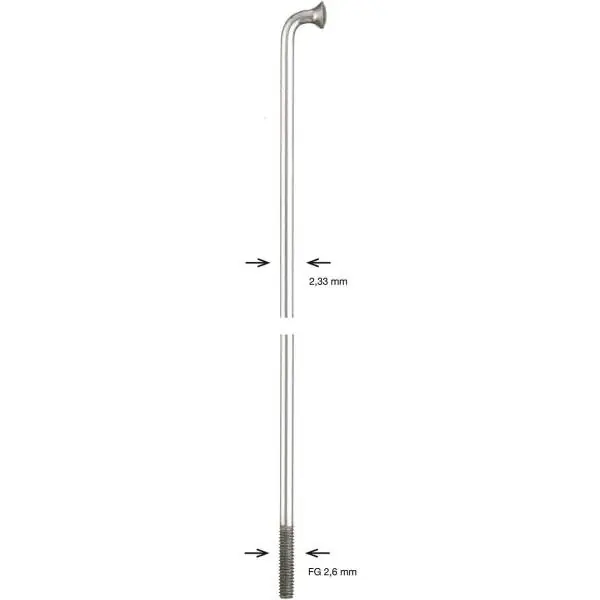 Aito Alpina Pinna 13 Ø2.34mm Sinkitty/Messinkinippa 298mm (100)