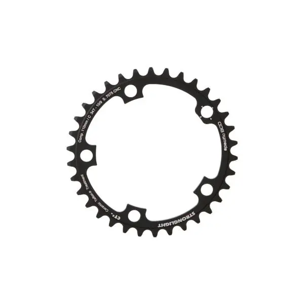 Uutuus Stronglight Hammaspyörä CT2 34 Hampaat Musta Campagnolo