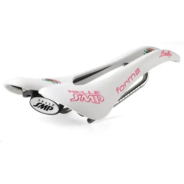 Selle SMP Race Polkupyörän Satula Forma Naiset Valkoinen Vaaleanpunainen Suosittu