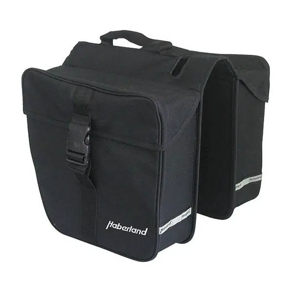 Viimeinen Mahdollisuus Haberland Kaksois Laukku TwinBag 25L Musta