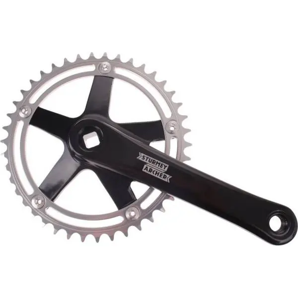 Osta Nyt Sturmey Archer Kampisarja FCT66 46T 170mm Musta/Hopea
