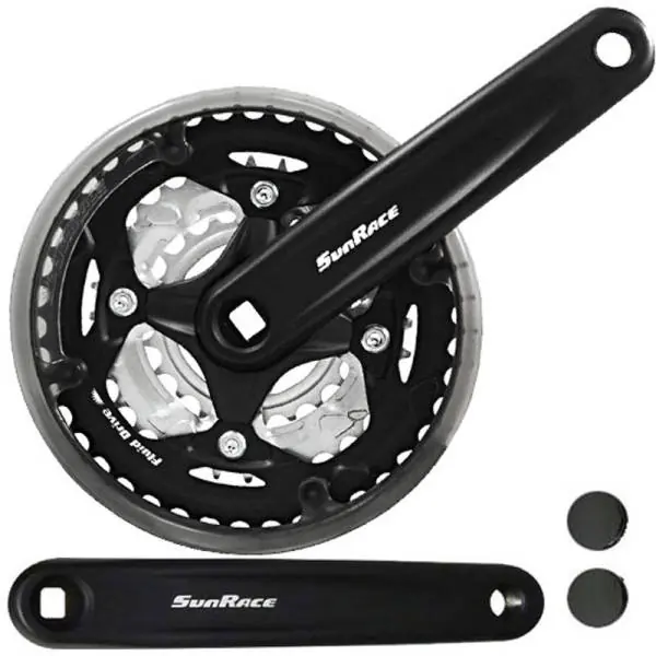 Superhinta SunRace Kampisarja FCM513 42/34/24T -3mm 152mm Musta
