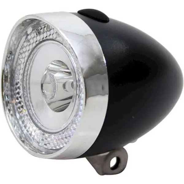 Alennus Union Ajovalo Uni-4955 Retro Mini 3LED - Musta/Kromi