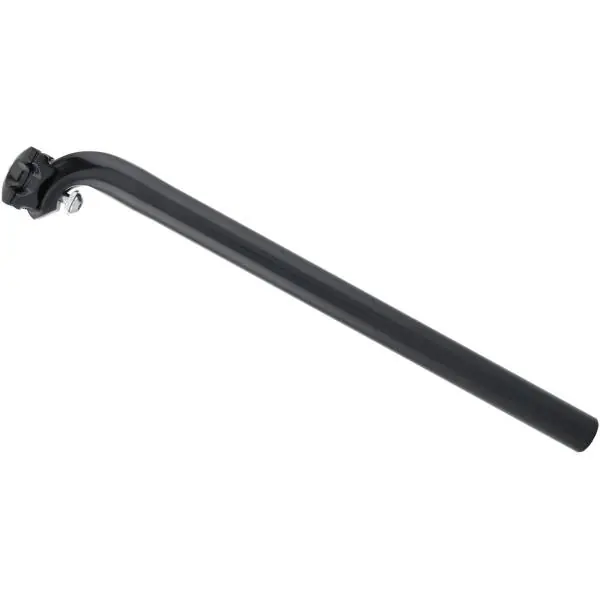 Kalloy Satulatolppa 400 x Ø26.2mm Kiillotettu - Musta Suosittu