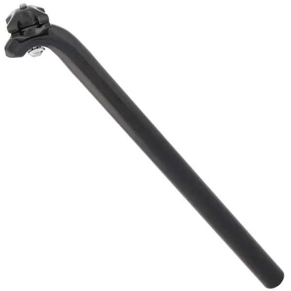 Superhinta Kalloy Satulatolppa 400 x Ø27.2mm Kiillotettu - Musta
