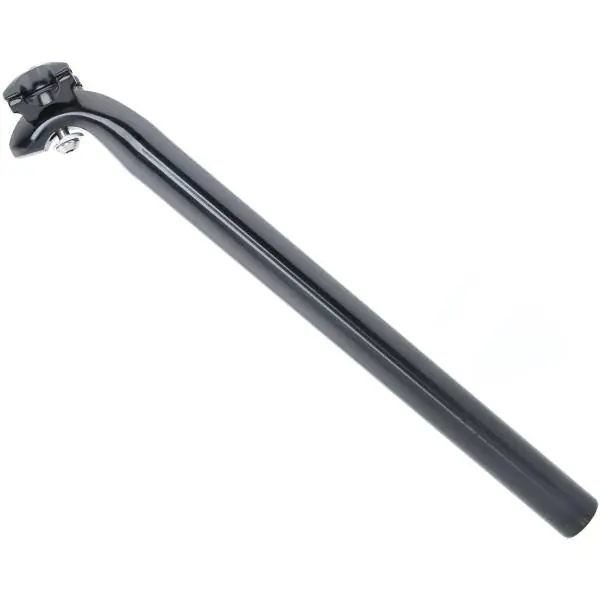 Viimeinen Mahdollisuus Kalloy Satulatolppa 400 x Ø30.0mm Kiillotettu - Musta